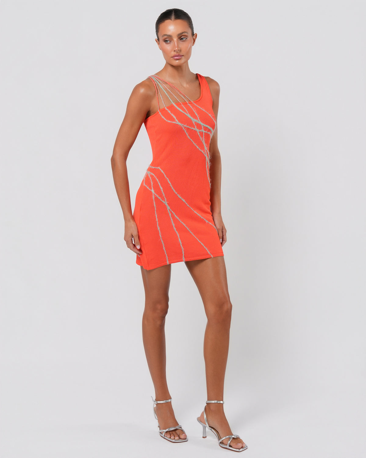 SS 1998 Braided Detail Mini Dress