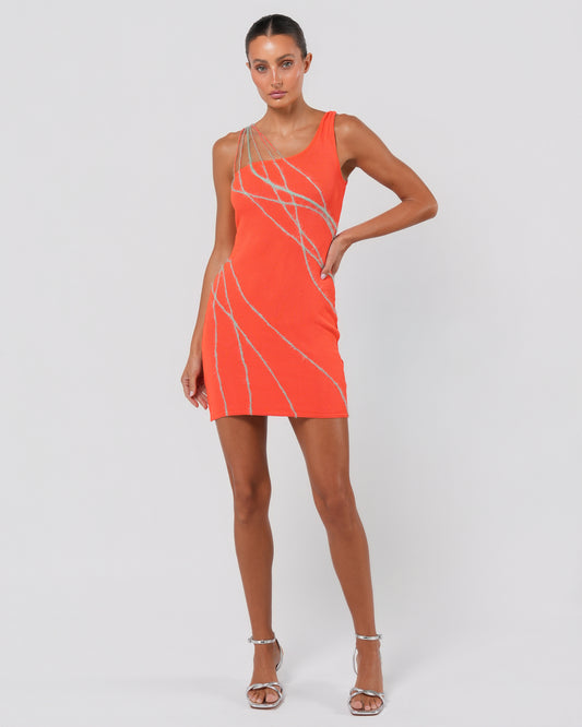 SS 1998 Braided Detail Mini Dress