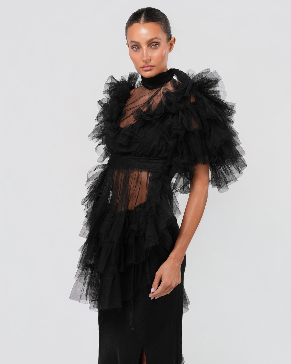 Rare c. 1982 Sample Tulle Top