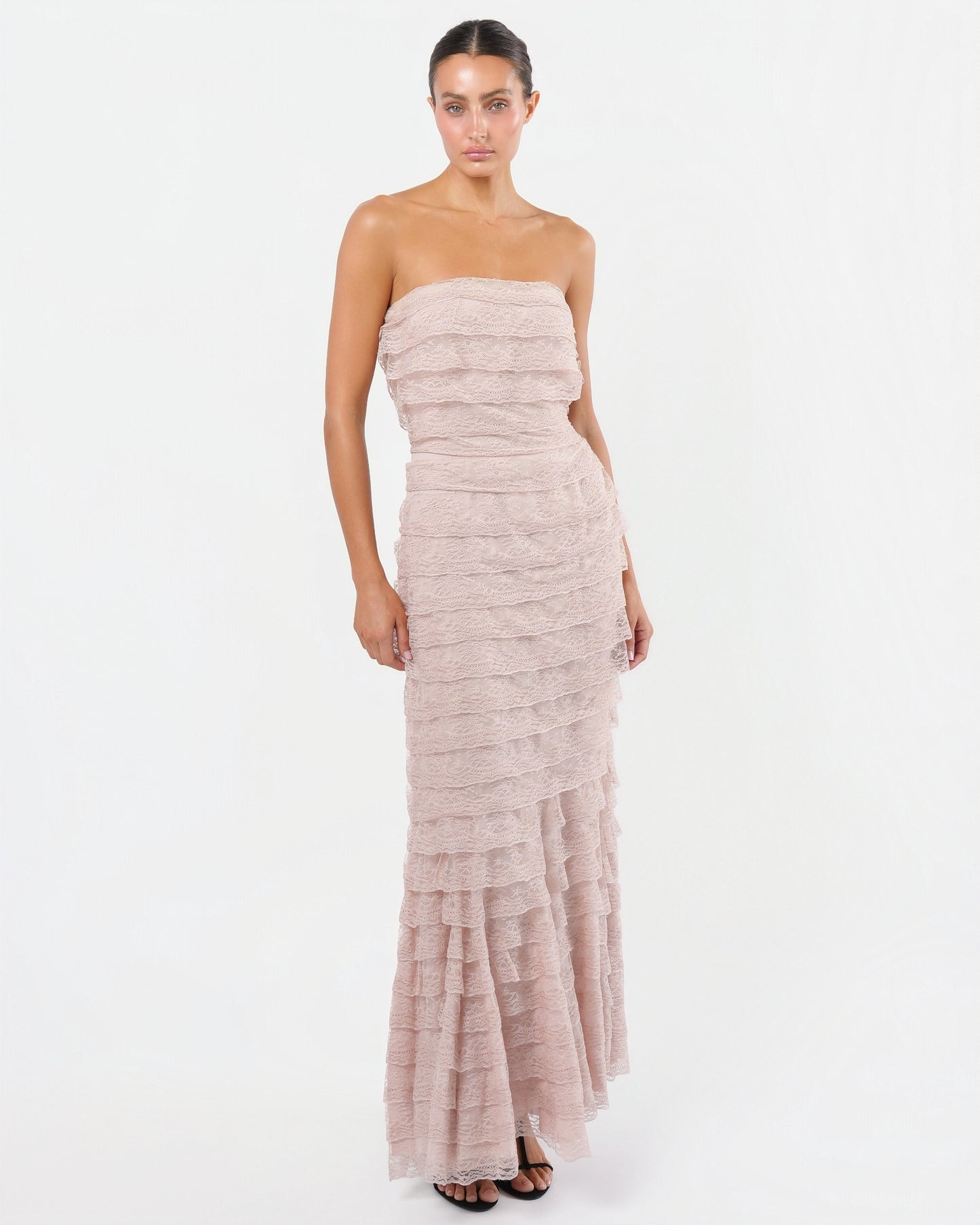 SS 2009 Lace Ruffle Gown