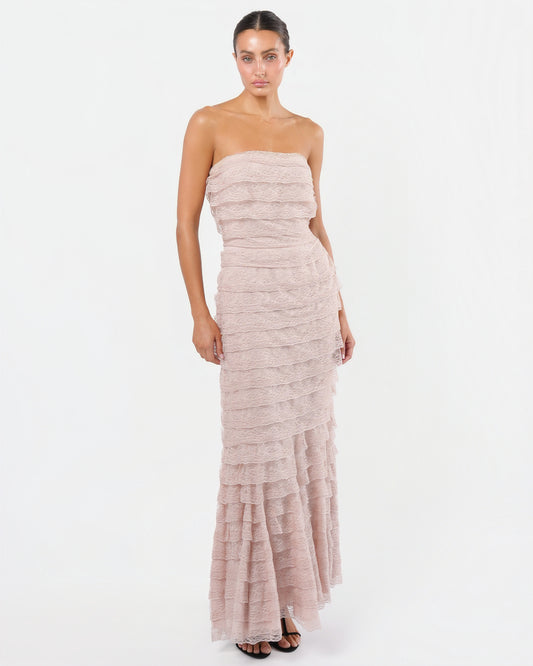 SS 2009 Lace Ruffle Gown