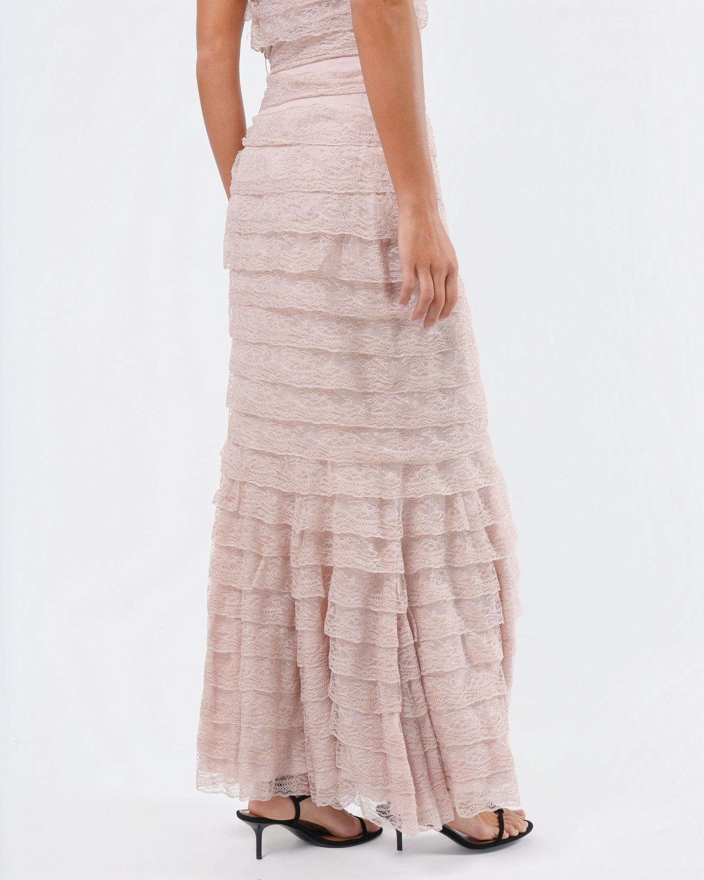 SS 2009 Lace Ruffle Gown