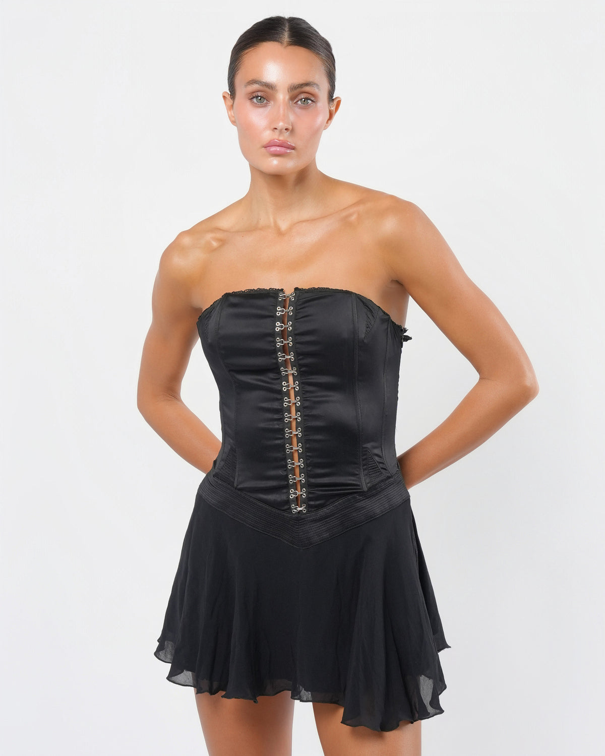 Versus 1995 Corseted Runway Dress
