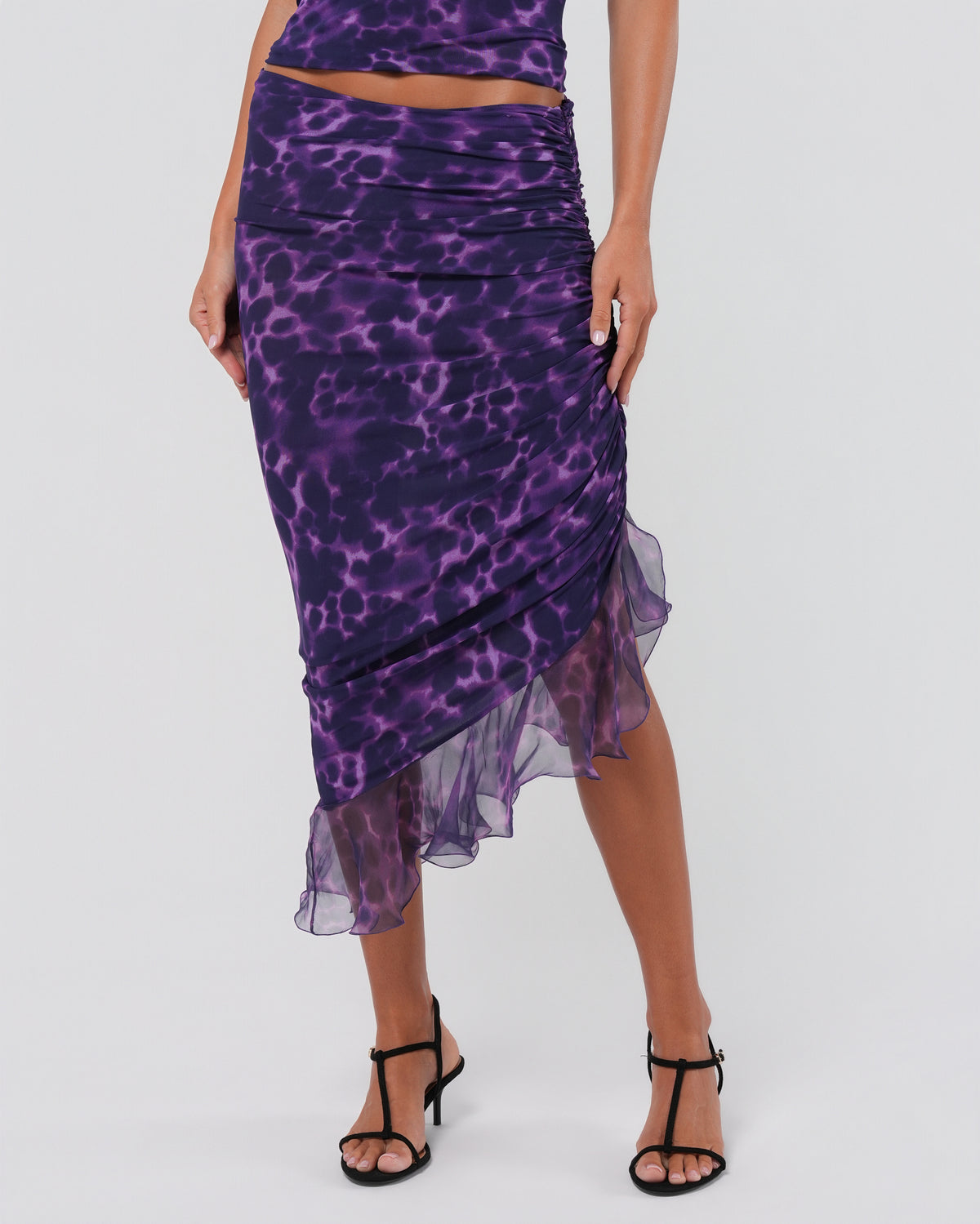 SS 2005 Skirt Set With Stone Detail