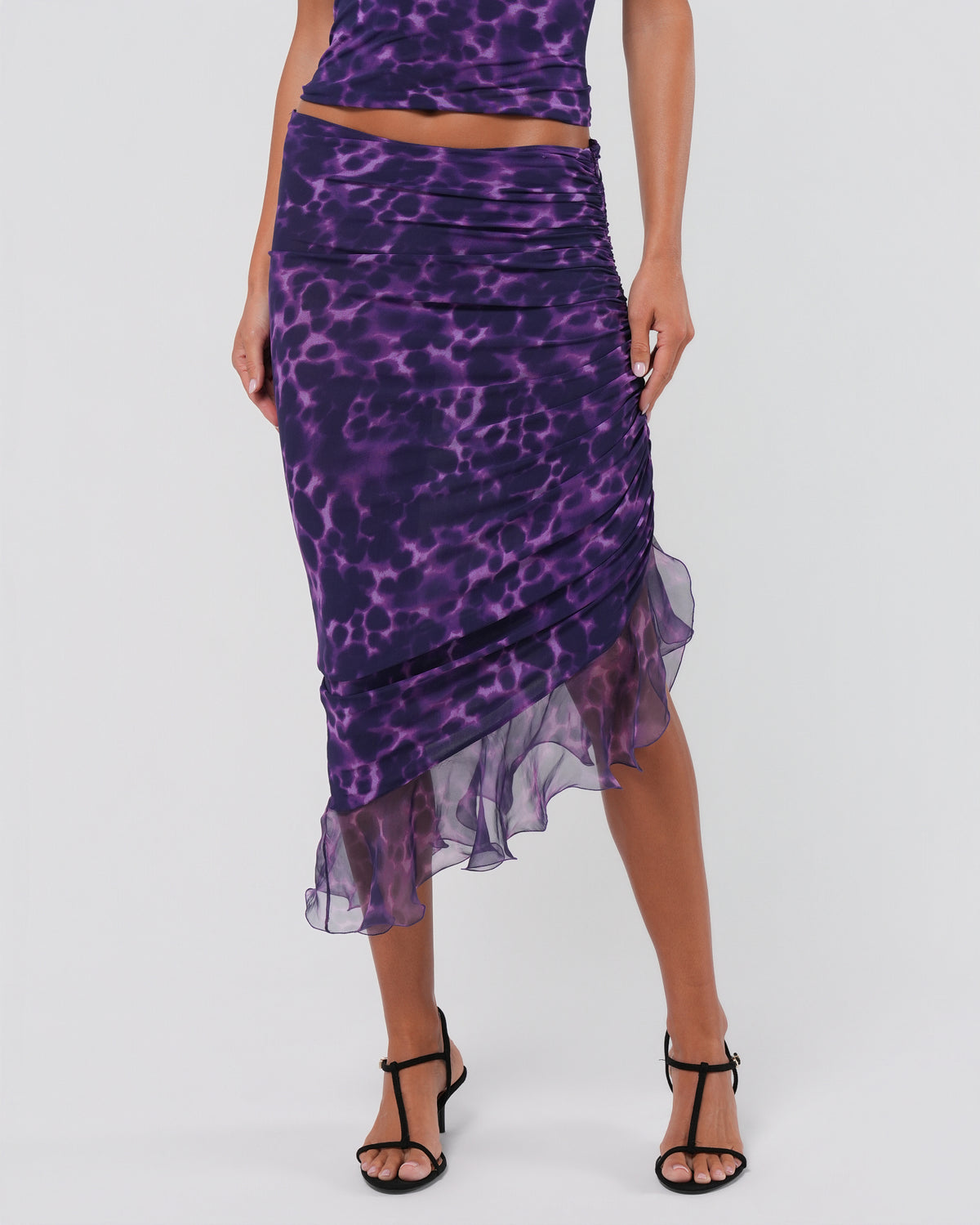 SS 2005 Skirt Set With Stone Detail