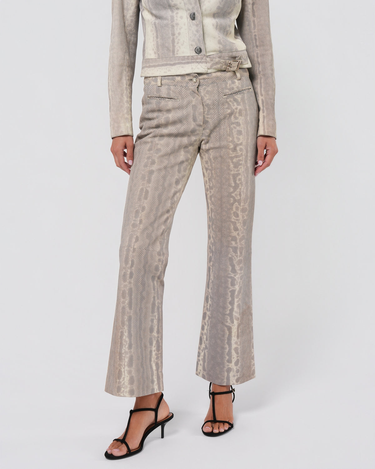FW 2002 Lizard Jacket And Pant Set