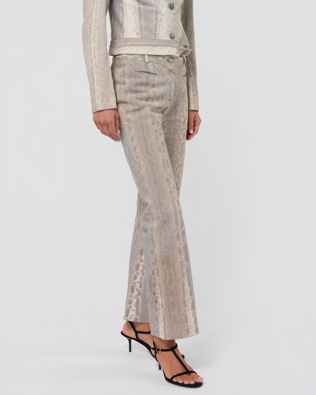 FW 2002 Lizard Jacket And Pant Set