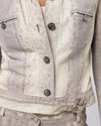 FW 2002 Lizard Jacket And Pant Set