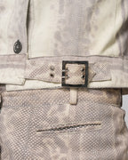 FW 2002 Lizard Jacket And Pant Set