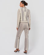 FW 2002 Lizard Jacket And Pant Set