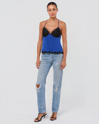 c. 1996 Silk And Lace Top