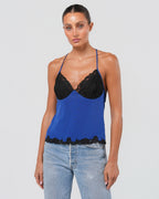 c. 1996 Silk And Lace Top