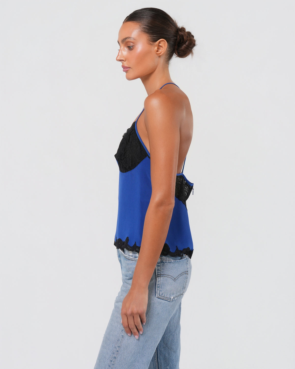 c. 1996 Silk And Lace Top