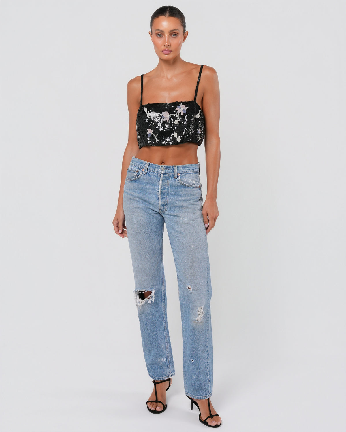 FW 2000 Runway Sequin Top