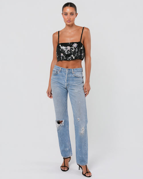 FW 2000 Runway Sequin Top