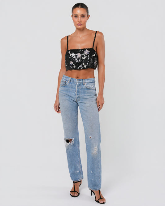 FW 2000 Runway Sequin Top