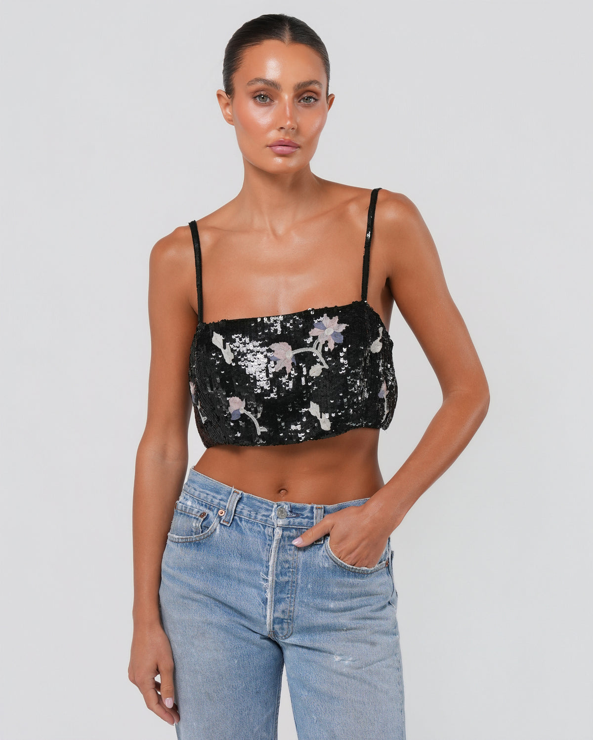 FW 2000 Runway Sequin Top