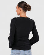 Tom Ford Era FW 2002 Raw Edge Silk Top