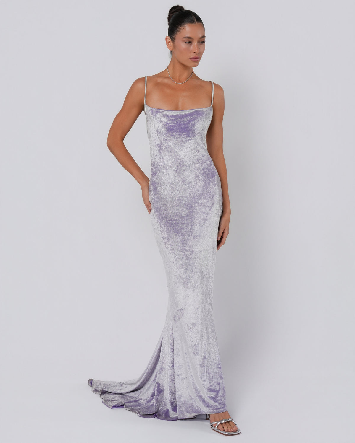 Iridescent Velvet Gown
