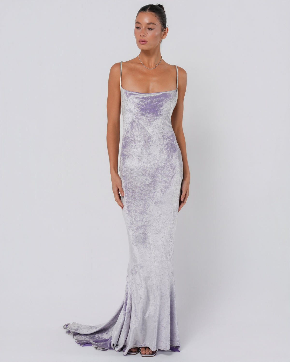 Iridescent Velvet Gown