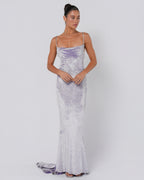 Iridescent Velvet Gown
