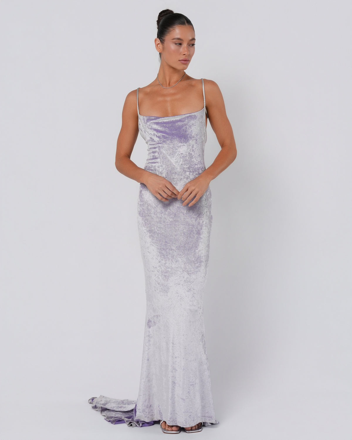Iridescent Velvet Gown