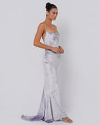 Iridescent Velvet Gown
