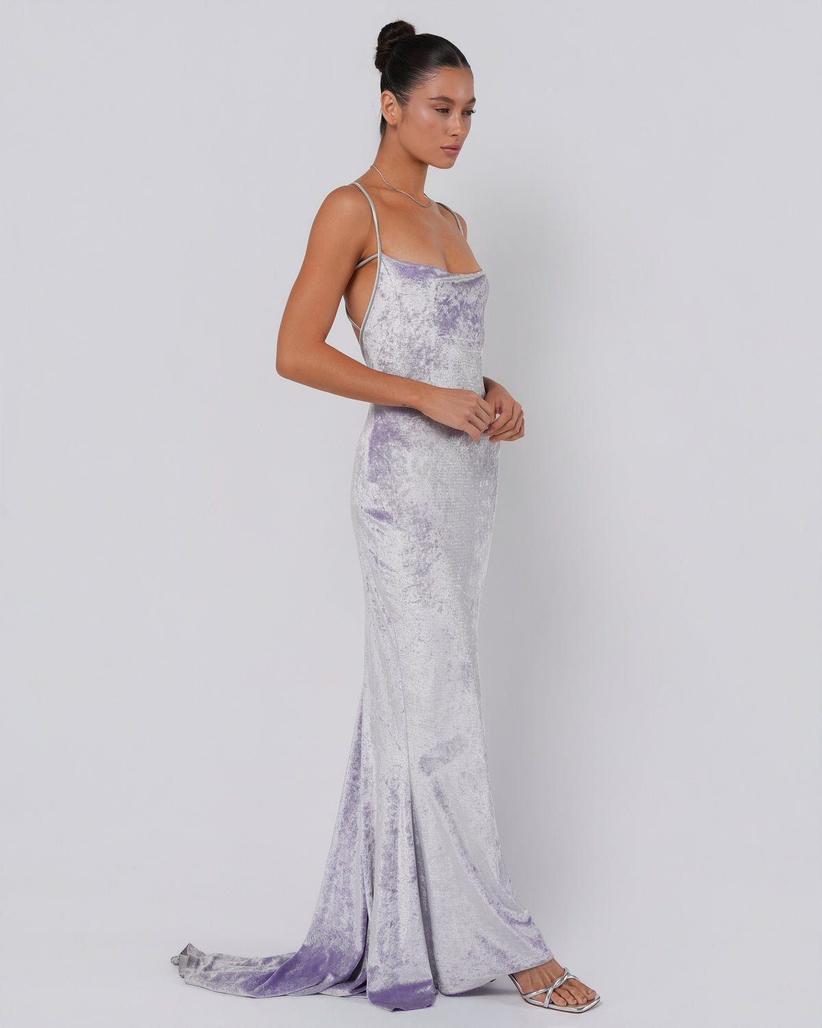Iridescent Velvet Gown