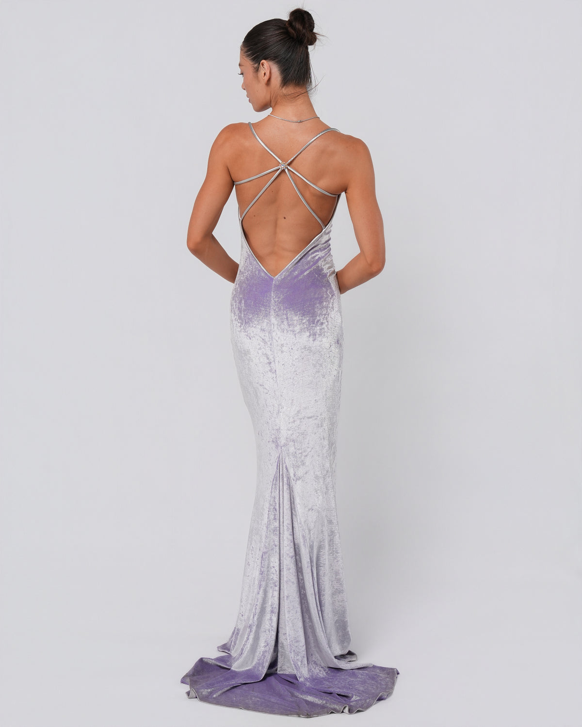 Iridescent Velvet Gown