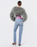 FW 2000 Runway Feather Bolero