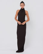 FW 2007 High Neck Backless Gown