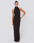FW 2007 High Neck Backless Gown