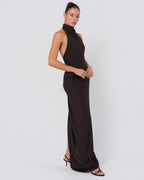 FW 2007 High Neck Backless Gown