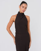 FW 2007 High Neck Backless Gown