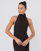 FW 2007 High Neck Backless Gown
