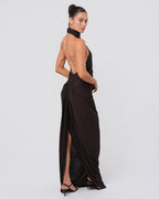 FW 2007 High Neck Backless Gown