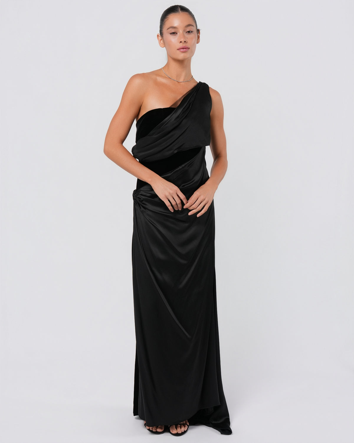 FW 2007 Velvet And Satin Gown