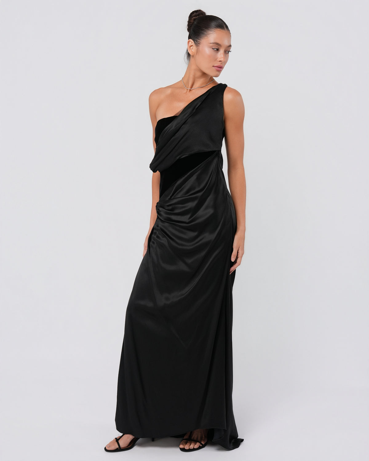 FW 2007 Velvet And Satin Gown