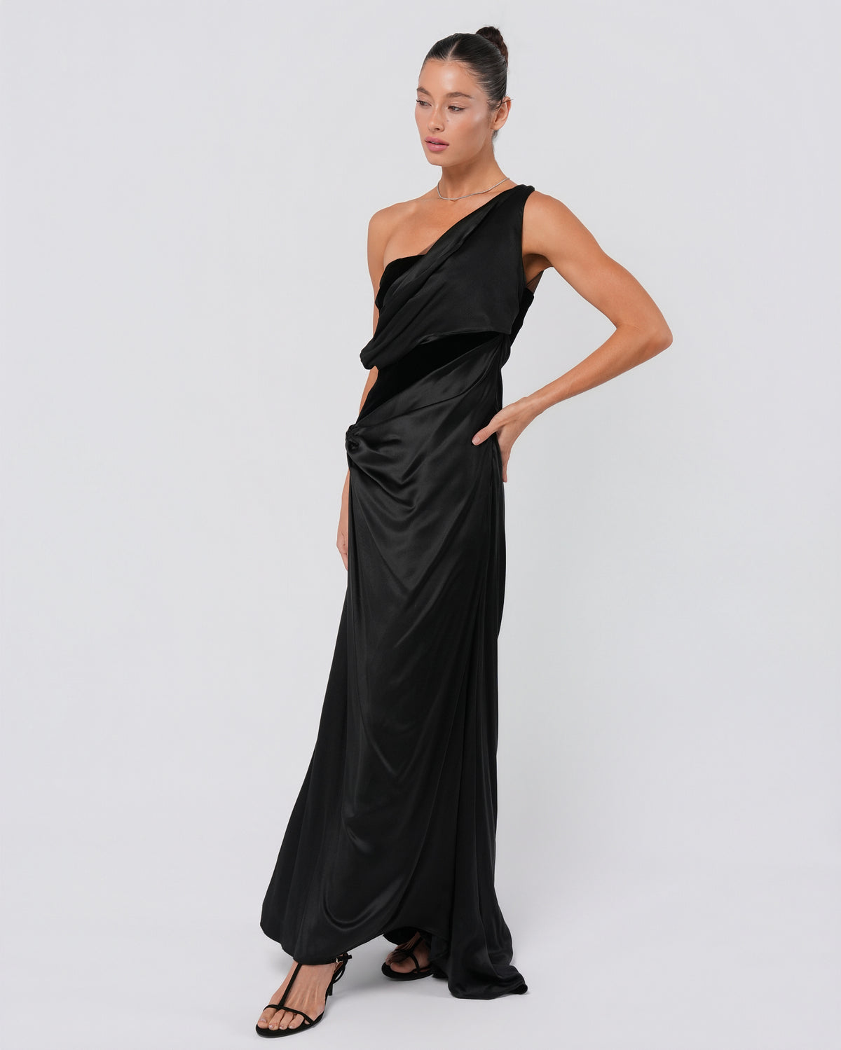 FW 2007 Velvet And Satin Gown