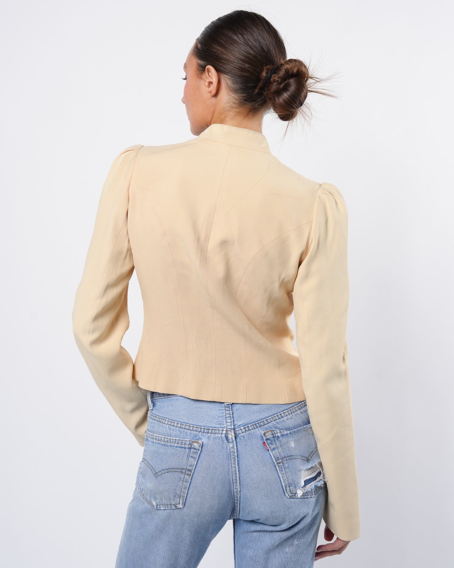 FW 2004 Jacket With Built In Ruffle Corset