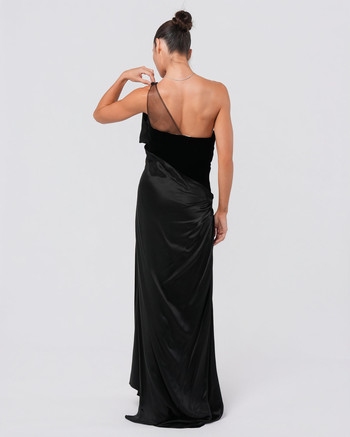 FW 2007 Velvet And Satin Gown