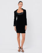 SS 1995 Velvet Corset Dress