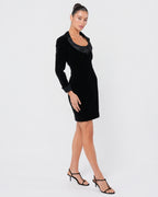 SS 1995 Velvet Corset Dress