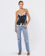 FW 1998 Silk and Lace Tank Top
