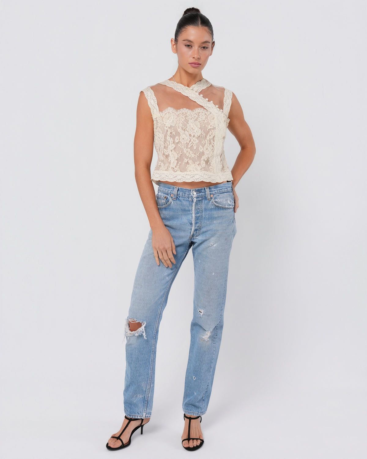 2000s Lace Top