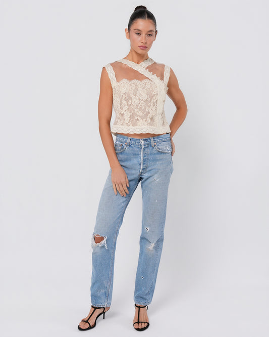 2000s Lace Top