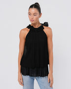 Neck-Tied Bow Top