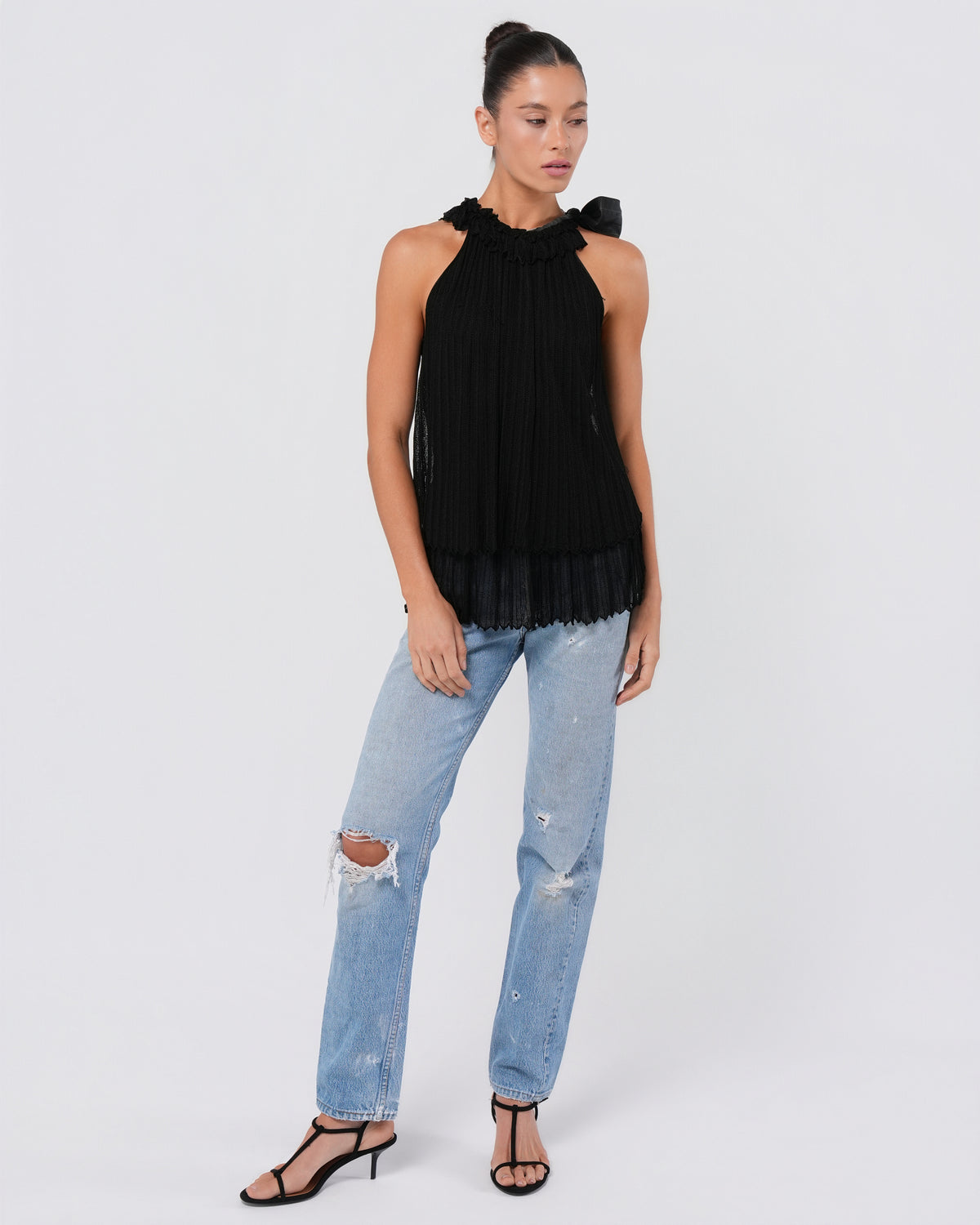 Neck-Tied Bow Top