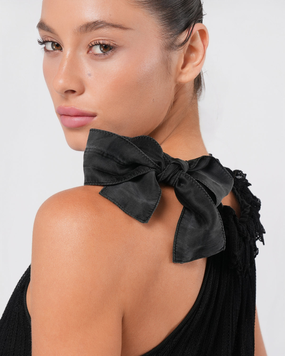 Neck-Tied Bow Top