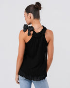 Neck-Tied Bow Top